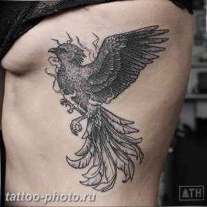 фото идеи тату феникс 18.12.2018 №811 - photo ideas tattoo phoenix - tattoo-photo.ru