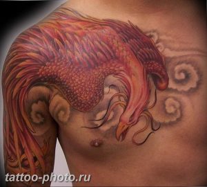 фото идеи тату феникс 18.12.2018 №840 - photo ideas tattoo phoenix - tattoo-photo.ru