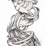 фото идеи тату феникс 18.12.2018 №841 - photo ideas tattoo phoenix - tattoo-photo.ru