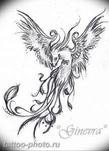 фото идеи тату феникс 18.12.2018 №847 - photo ideas tattoo phoenix - tattoo-photo.ru