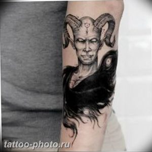 фото идея тату дьявол 18.12.2018 №005 - photo idea tattoo devil - tattoo-photo.ru