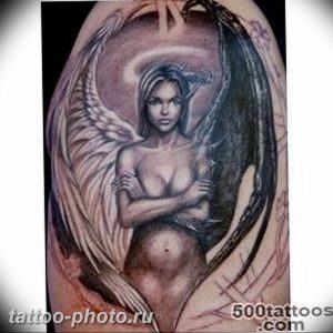 фото идея тату дьявол 18.12.2018 №014 - photo idea tattoo devil - tattoo-photo.ru