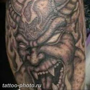 фото идея тату дьявол 18.12.2018 №020 - photo idea tattoo devil - tattoo-photo.ru