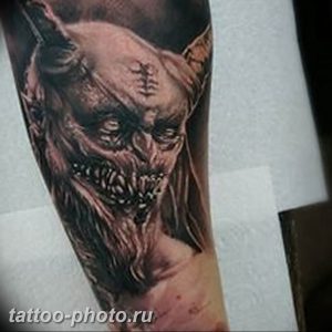 фото идея тату дьявол 18.12.2018 №024 - photo idea tattoo devil - tattoo-photo.ru