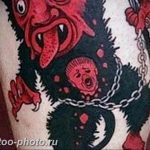 фото идея тату дьявол 18.12.2018 №025 - photo idea tattoo devil - tattoo-photo.ru