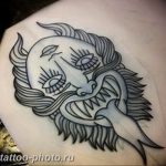 фото идея тату дьявол 18.12.2018 №035 - photo idea tattoo devil - tattoo-photo.ru