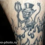 фото идея тату дьявол 18.12.2018 №043 - photo idea tattoo devil - tattoo-photo.ru
