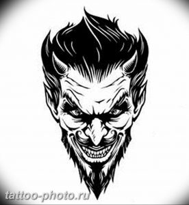 фото идея тату дьявол 18.12.2018 №044 - photo idea tattoo devil - tattoo-photo.ru