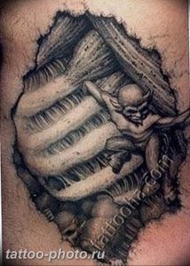 фото идея тату дьявол 18.12.2018 №048 - photo idea tattoo devil - tattoo-photo.ru