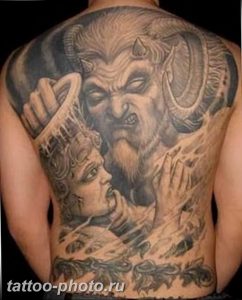 фото идея тату дьявол 18.12.2018 №063 - photo idea tattoo devil - tattoo-photo.ru