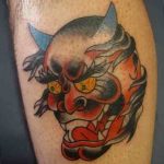 фото идея тату дьявол 18.12.2018 №066 - photo idea tattoo devil - tattoo-photo.ru