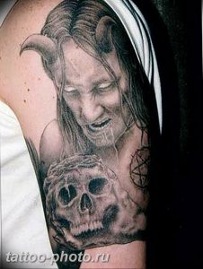 фото идея тату дьявол 18.12.2018 №072 - photo idea tattoo devil - tattoo-photo.ru