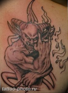 фото идея тату дьявол 18.12.2018 №073 - photo idea tattoo devil - tattoo-photo.ru