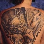 фото идея тату дьявол 18.12.2018 №080 - photo idea tattoo devil - tattoo-photo.ru
