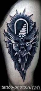 фото идея тату дьявол 18.12.2018 №082 - photo idea tattoo devil - tattoo-photo.ru