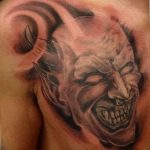 фото идея тату дьявол 18.12.2018 №084 - photo idea tattoo devil - tattoo-photo.ru