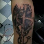 фото идея тату дьявол 18.12.2018 №090 - photo idea tattoo devil - tattoo-photo.ru