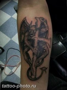 фото идея тату дьявол 18.12.2018 №090 - photo idea tattoo devil - tattoo-photo.ru