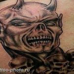 фото идея тату дьявол 18.12.2018 №096 - photo idea tattoo devil - tattoo-photo.ru