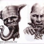 фото идея тату дьявол 18.12.2018 №105 - photo idea tattoo devil - tattoo-photo.ru