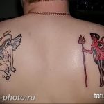 фото идея тату дьявол 18.12.2018 №114 - photo idea tattoo devil - tattoo-photo.ru