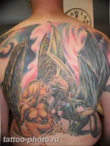 фото идея тату дьявол 18.12.2018 №120 - photo idea tattoo devil - tattoo-photo.ru