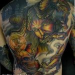 фото идея тату дьявол 18.12.2018 №122 - photo idea tattoo devil - tattoo-photo.ru