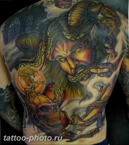 фото идея тату дьявол 18.12.2018 №122 - photo idea tattoo devil - tattoo-photo.ru