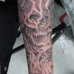 фото идея тату дьявол 18.12.2018 №125 - photo idea tattoo devil - tattoo-photo.ru
