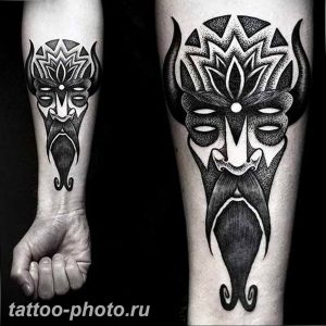 фото идея тату дьявол 18.12.2018 №130 - photo idea tattoo devil - tattoo-photo.ru