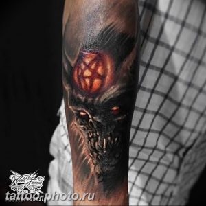 фото идея тату дьявол 18.12.2018 №142 - photo idea tattoo devil - tattoo-photo.ru