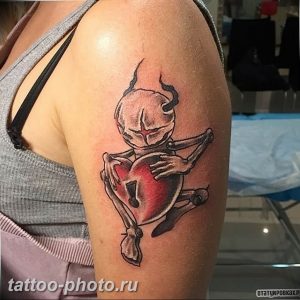 фото идея тату дьявол 18.12.2018 №151 - photo idea tattoo devil - tattoo-photo.ru
