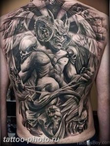 фото идея тату дьявол 18.12.2018 №152 - photo idea tattoo devil - tattoo-photo.ru
