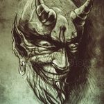 фото идея тату дьявол 18.12.2018 №153 - photo idea tattoo devil - tattoo-photo.ru
