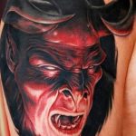 фото идея тату дьявол 18.12.2018 №160 - photo idea tattoo devil - tattoo-photo.ru