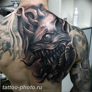 фото идея тату дьявол 18.12.2018 №164 - photo idea tattoo devil - tattoo-photo.ru