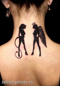 фото идея тату дьявол 18.12.2018 №174 - photo idea tattoo devil - tattoo-photo.ru