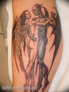 фото идея тату дьявол 18.12.2018 №175 - photo idea tattoo devil - tattoo-photo.ru