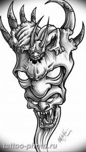 фото идея тату дьявол 18.12.2018 №179 - photo idea tattoo devil - tattoo-photo.ru