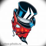 фото идея тату дьявол 18.12.2018 №192 - photo idea tattoo devil - tattoo-photo.ru