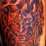 фото идея тату дьявол 18.12.2018 №197 - photo idea tattoo devil - tattoo-photo.ru