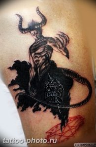 фото идея тату дьявол 18.12.2018 №209 - photo idea tattoo devil - tattoo-photo.ru