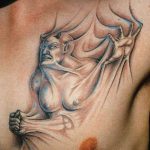 фото идея тату дьявол 18.12.2018 №214 - photo idea tattoo devil - tattoo-photo.ru