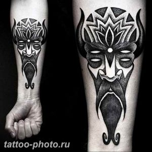 фото идея тату дьявол 18.12.2018 №218 - photo idea tattoo devil - tattoo-photo.ru