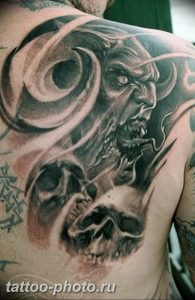фото идея тату дьявол 18.12.2018 №236 - photo idea tattoo devil - tattoo-photo.ru