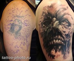 фото идея тату дьявол 18.12.2018 №240 - photo idea tattoo devil - tattoo-photo.ru