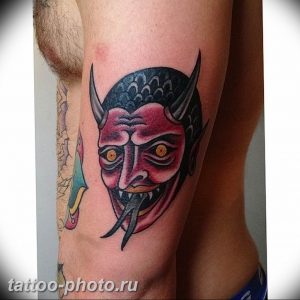 фото идея тату дьявол 18.12.2018 №258 - photo idea tattoo devil - tattoo-photo.ru
