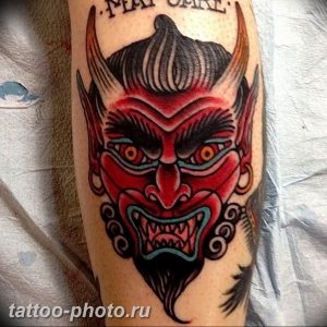 фото идея тату дьявол 18.12.2018 №259 - photo idea tattoo devil - tattoo-photo.ru