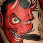 фото идея тату дьявол 18.12.2018 №261 - photo idea tattoo devil - tattoo-photo.ru