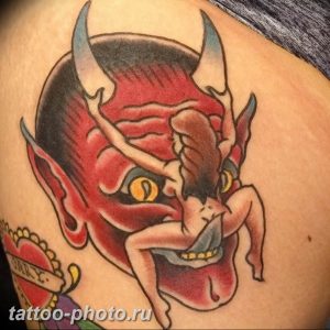 фото идея тату дьявол 18.12.2018 №264 - photo idea tattoo devil - tattoo-photo.ru